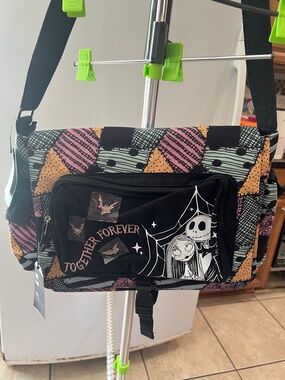 Nightmare Together Forever Crossbody Bag - Pink, Orange, Black